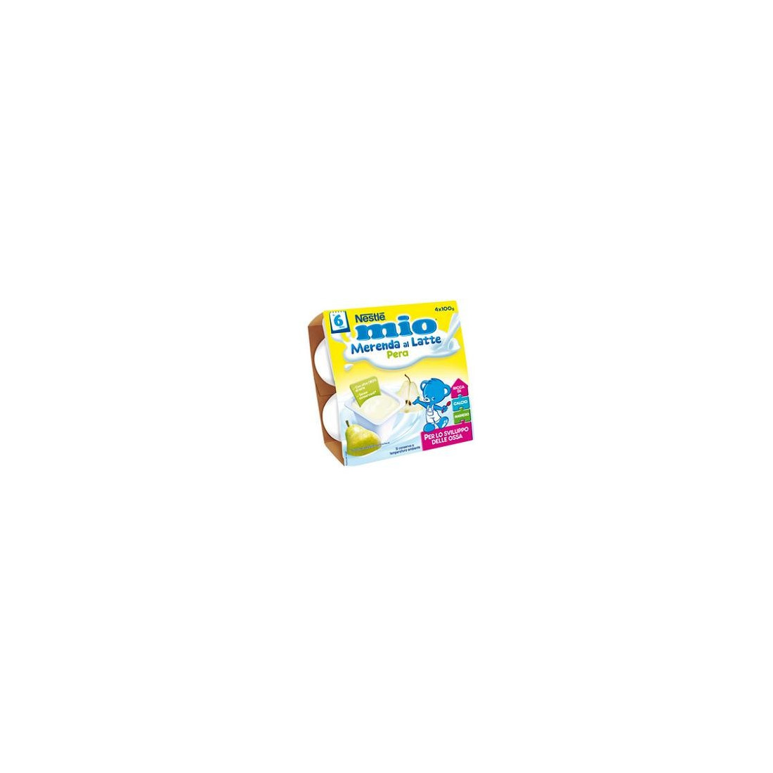 MIO MERENDA PERA 4X100G