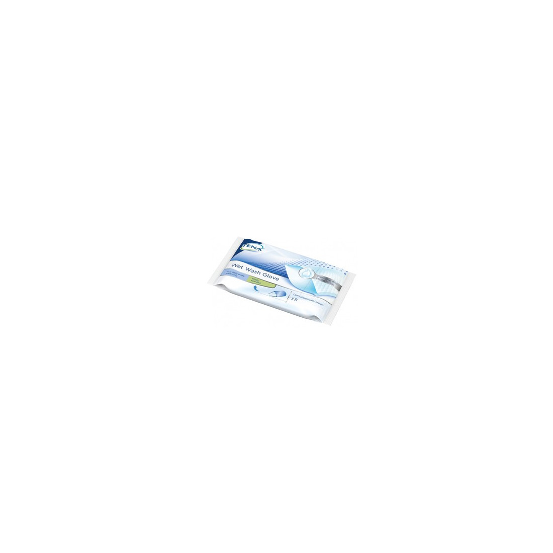 TENA WET WASH GLOVE 8PZ