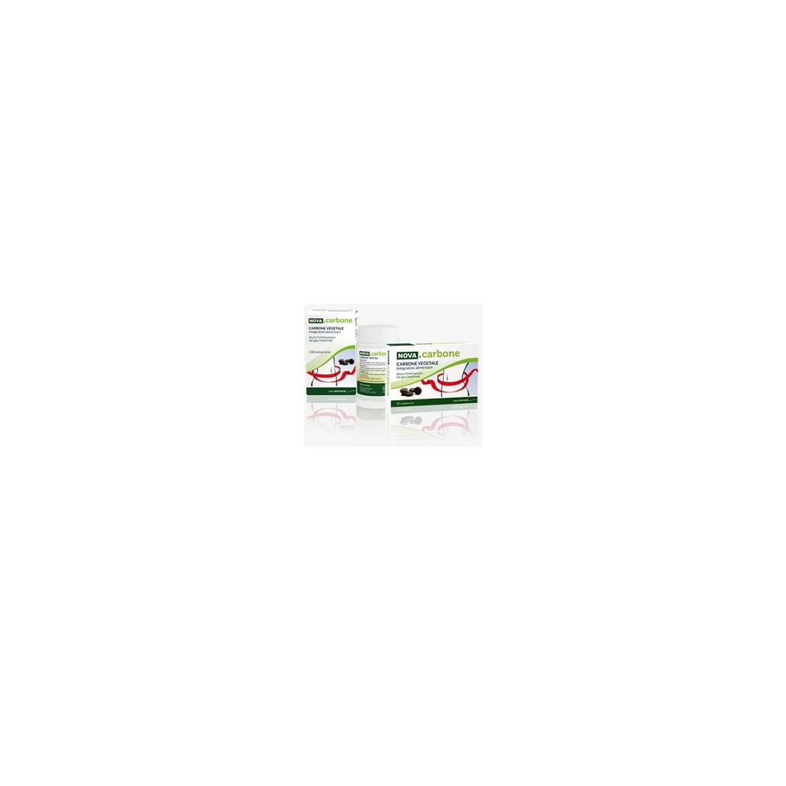 NOVA CARBONE VEGETALE 120CPR