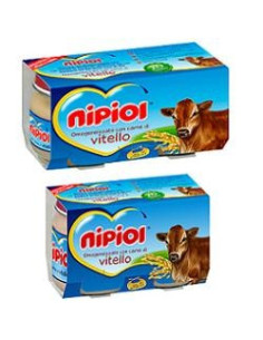 NIPIOL OMOG VITELLO 120G 2PZ
