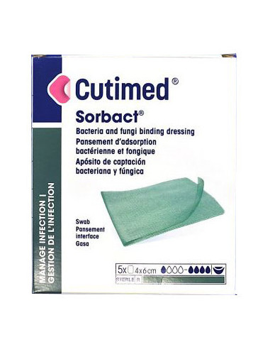 CUTIMED SORBACT MEDIC 4X6CM5PZ