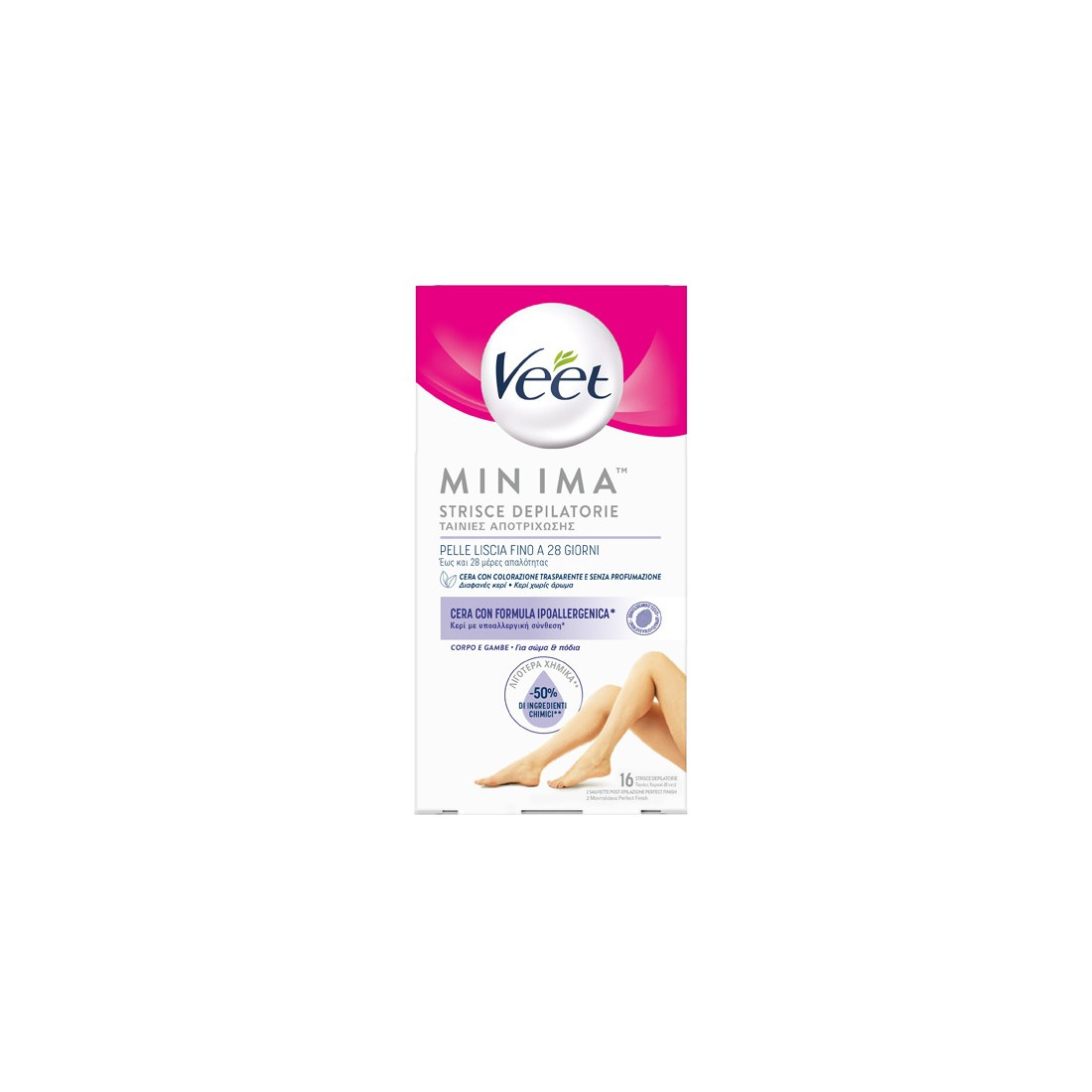VEET STRISCE CORPO IPOALL 16PZ