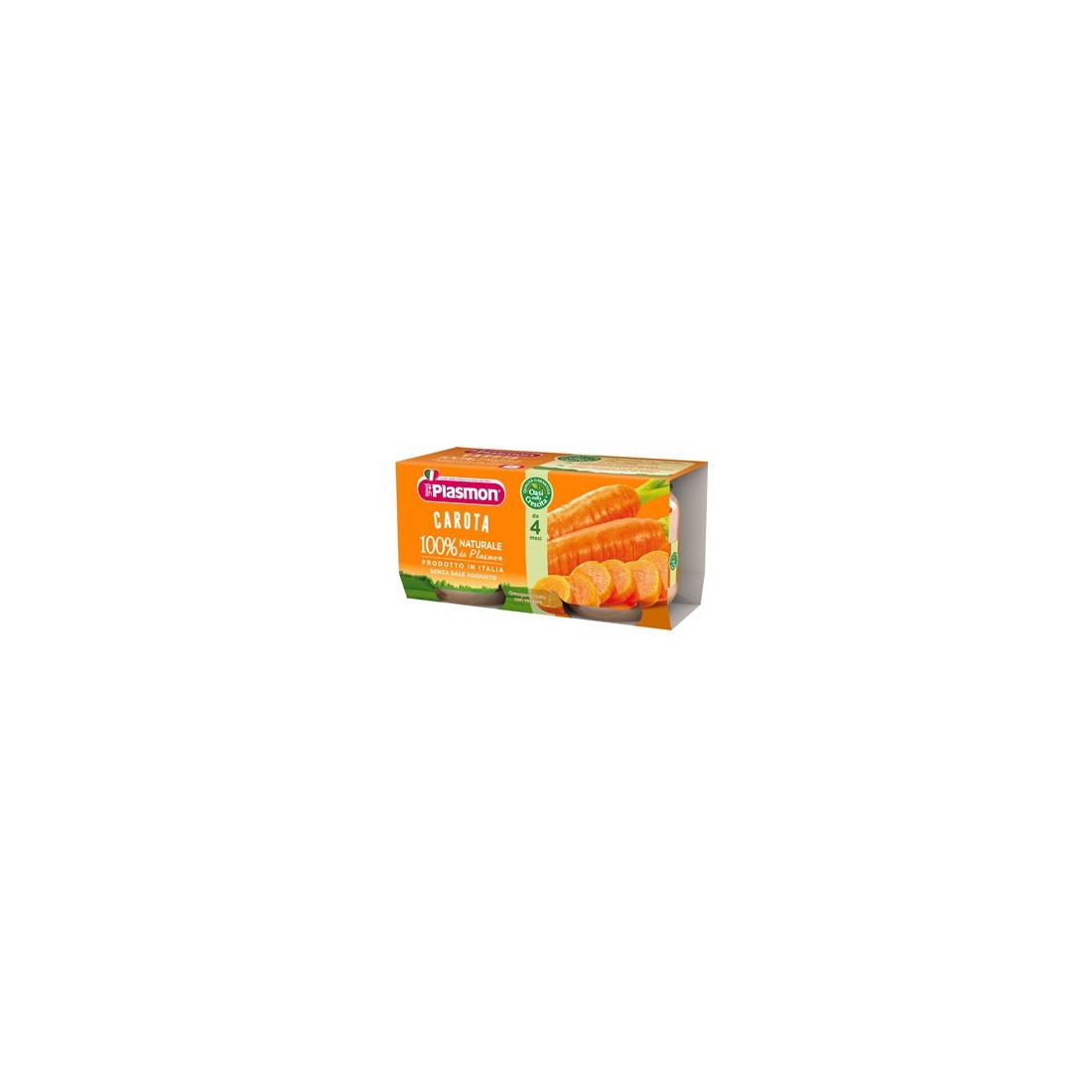 PLASMON OMOG CAROTA 2X80G
