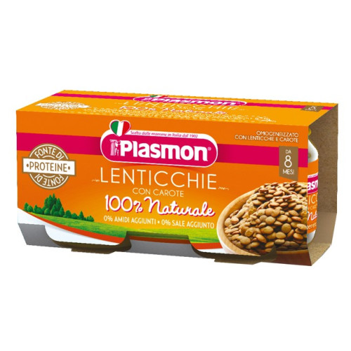 PLASMON OMOG LENTICCHIO 2X80G