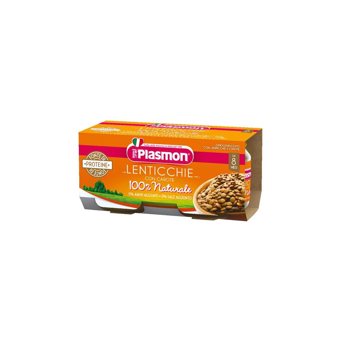 PLASMON OMOG LENTICCHIO 2X80G