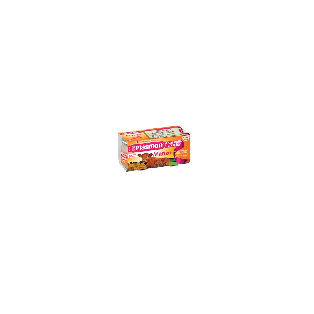 PLASMON OMOG MANZO 4X80G