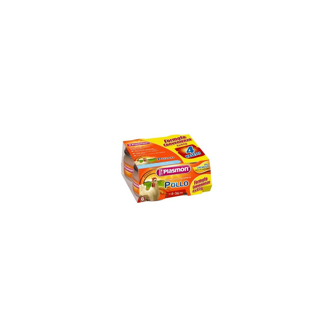 PLASMON OMOG POLLO 4X80G