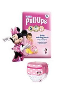 HUGGIES PULL UPS GIRL12/18 14P