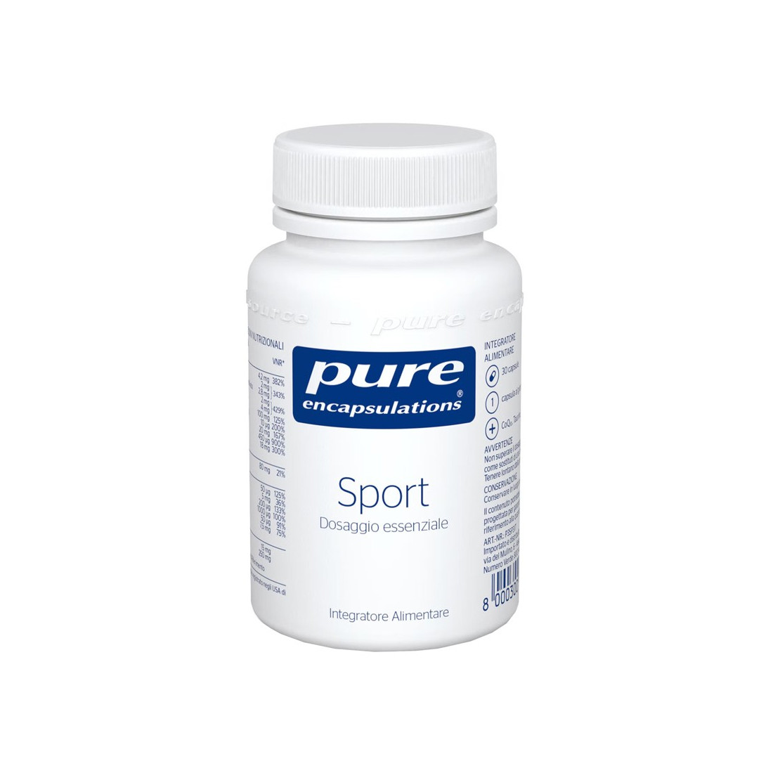 PURE ENCAPSUL SPORT 30CPS
