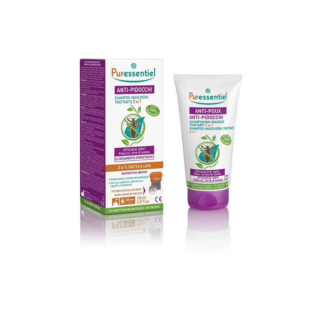PURESSENTIEL SH TRATT PIDOCCHI