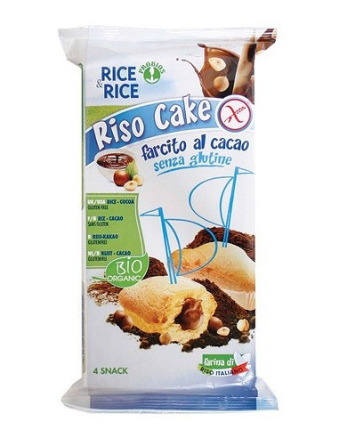 R&R RISO CAKE CACAO 4X45G