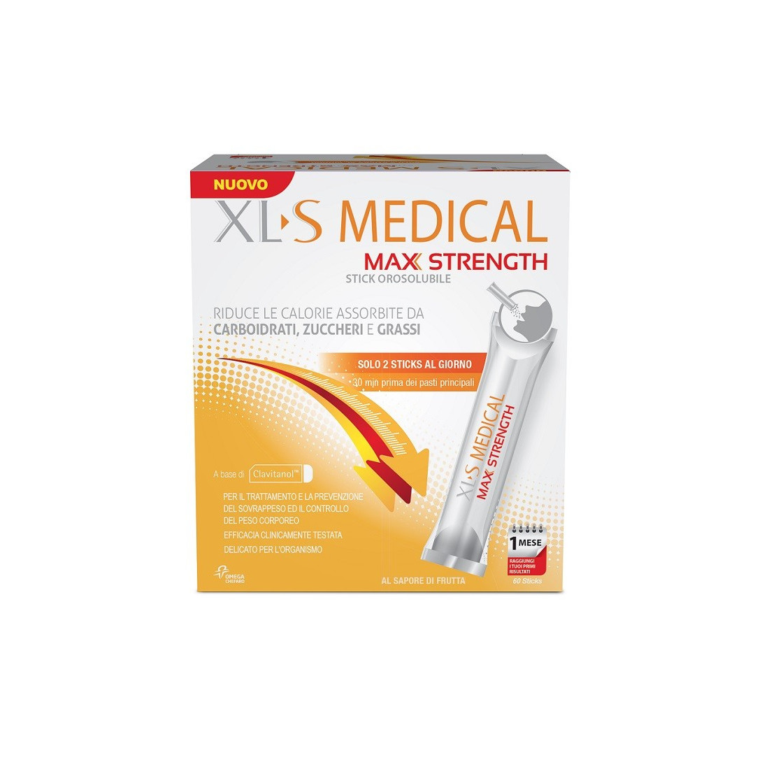 XLS MEDICAL MAX STRENGTH60STIC