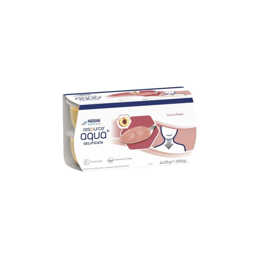 RESOURCE AQUA+PEACH 4X125G