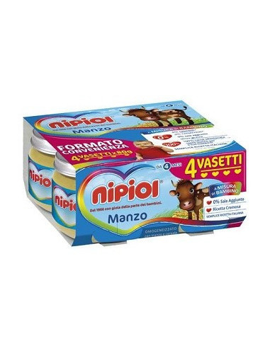 NIPIOL OMOG MANZO 4X80G