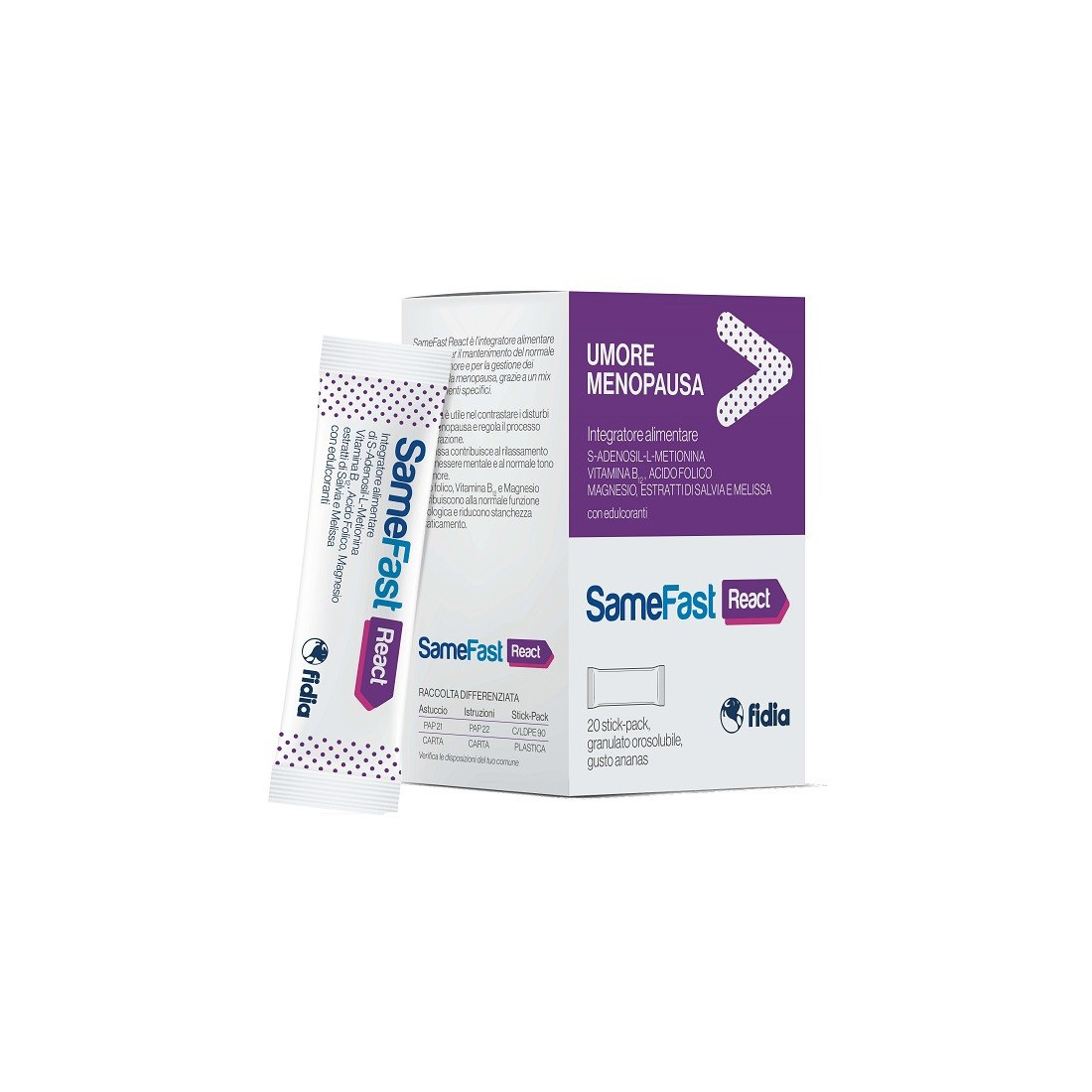 SAMEFAST REACT 20STICK PACK
