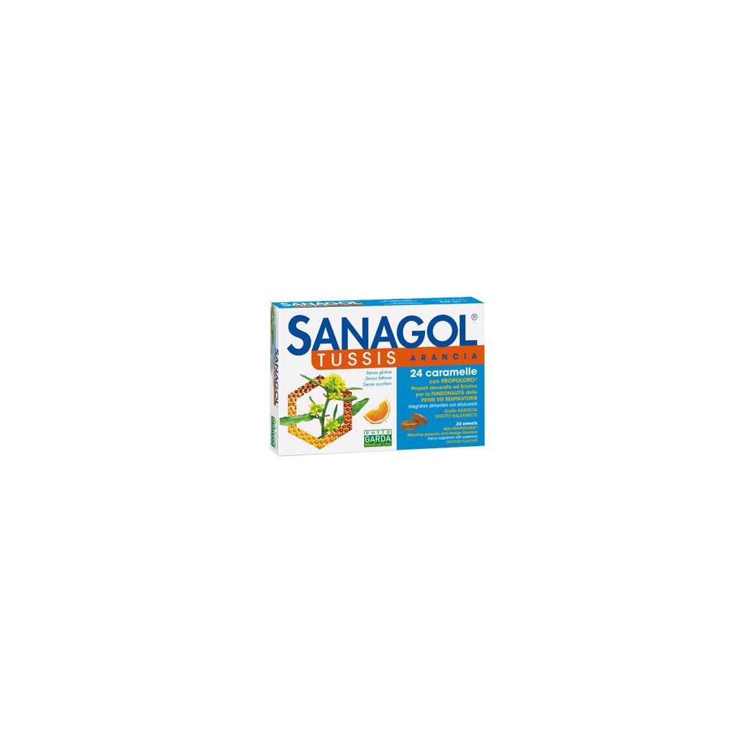 SANAGOL TUSSIS ARANCIA 24CAR