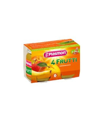 PLASMON OMOG 4 FRUTTI 6X104G