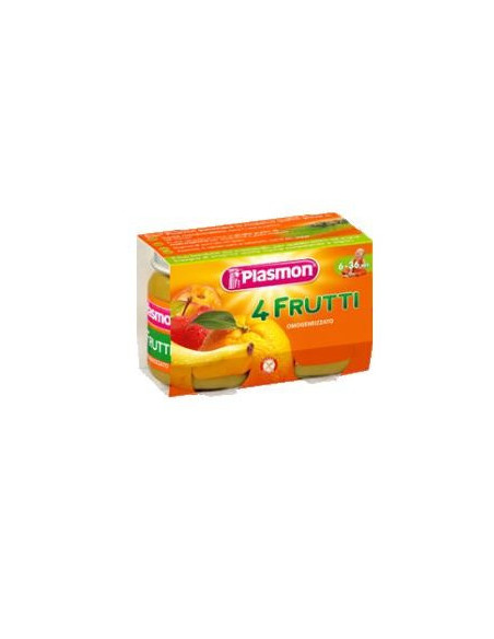 PLASMON OMOG 4 FRUTTI 6X104G