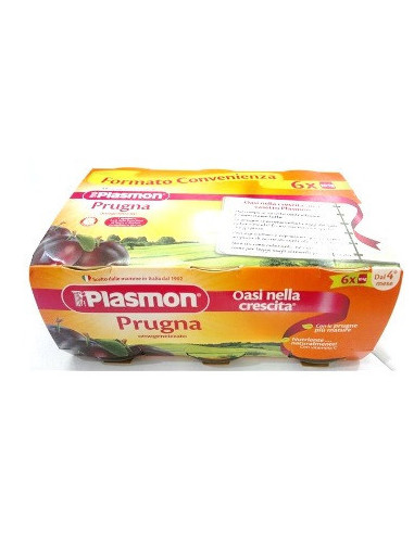 PLASMON OMOG PRUGNA 6X104G