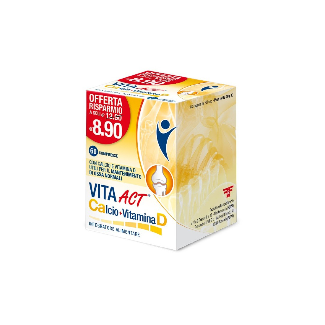 CALCIUM+VITAMIN D ACT 60CPR