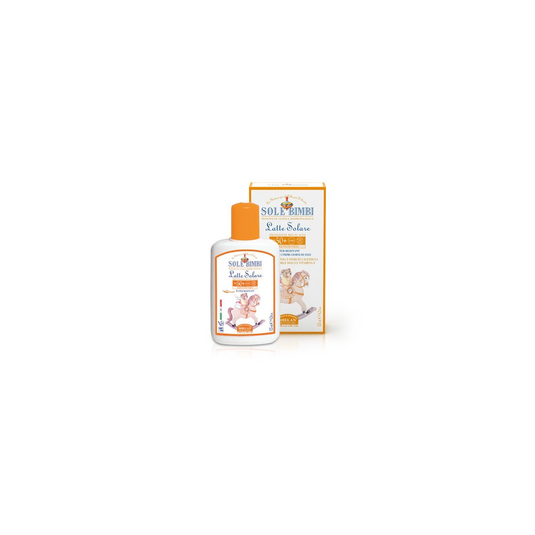 SOLE BIMBI LATTE SOLARE SPF50+