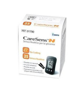 CARESENS N GLICEMIA 25STR
