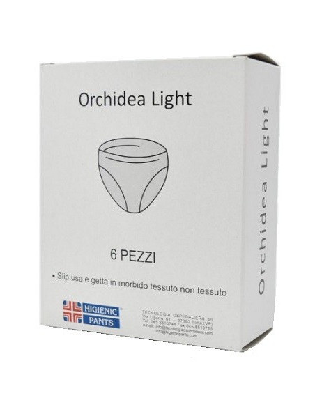 ORCHIDEA LIGHT SLIP MONOUSO TAGLIA M 6PZ