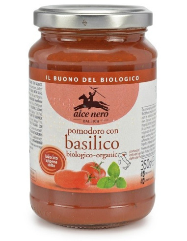 POMODORO C/BASILICO BIO 350G