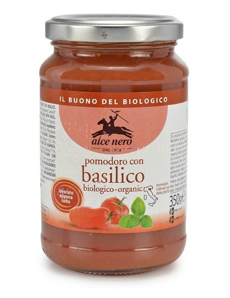 POMODORO C/BASILICO BIO 350G