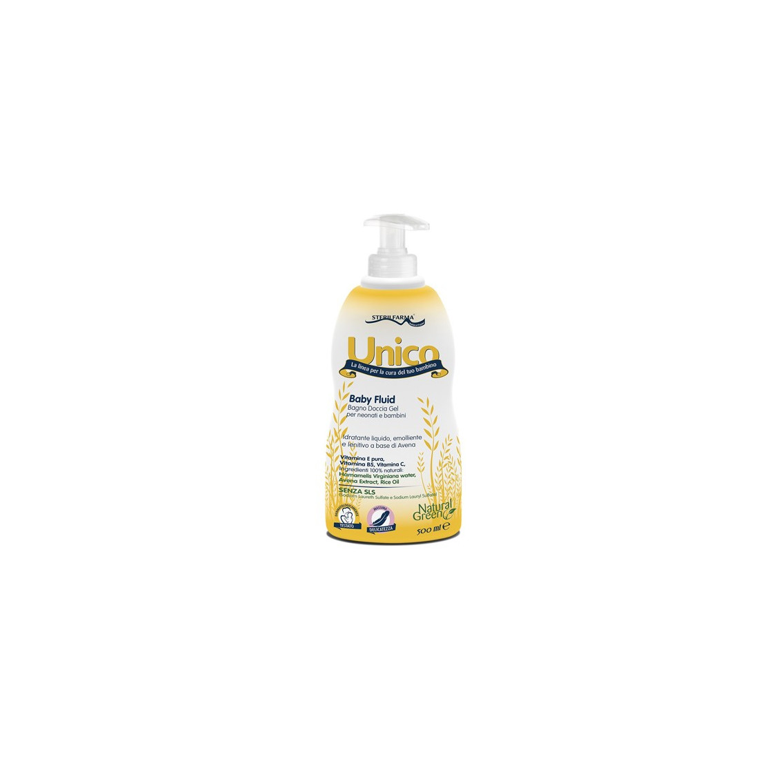 UNICO BABY FLUID 500ML C/DISPE