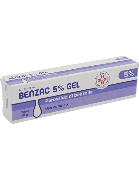 BENZAC GEL 40G 5%