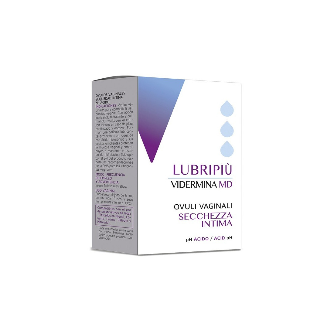 VIDERMINA LUBRIPIU' OVULI VAG