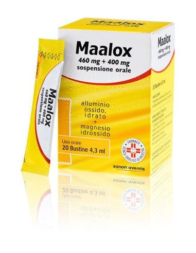 MAALOX OS 20BUST 460MG+400MG