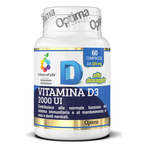 VITAMIN D3 2000 60CPR COLOURS