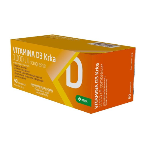 VITAMIN D3 KRKA 1000 I 90CPR