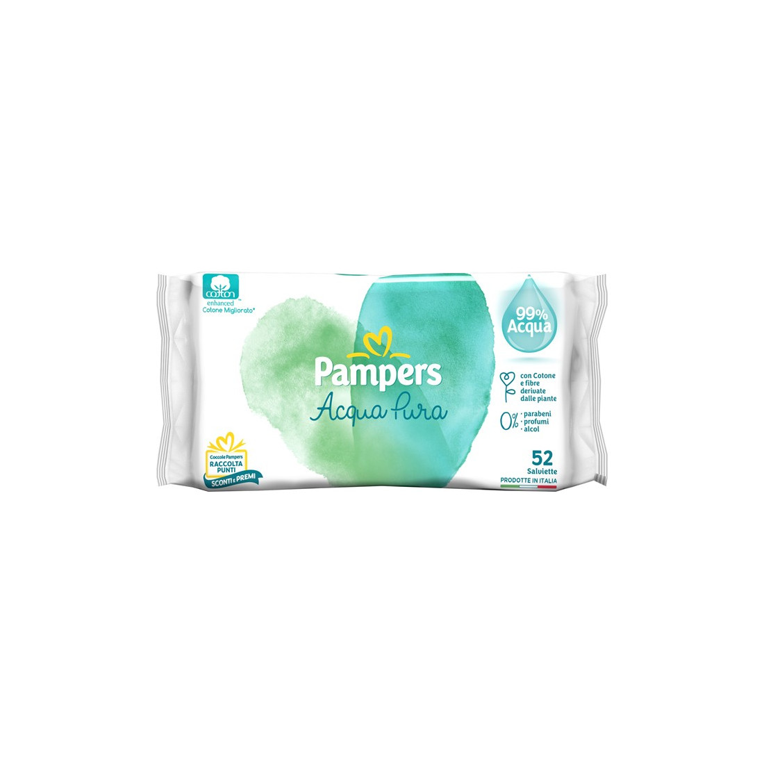 WIPES PAMPERS NATURELLO 52SALV