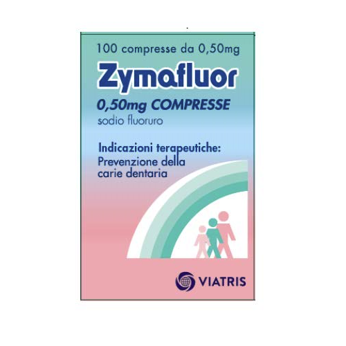 ZYMAFLUOR 100CPR 0.50MG