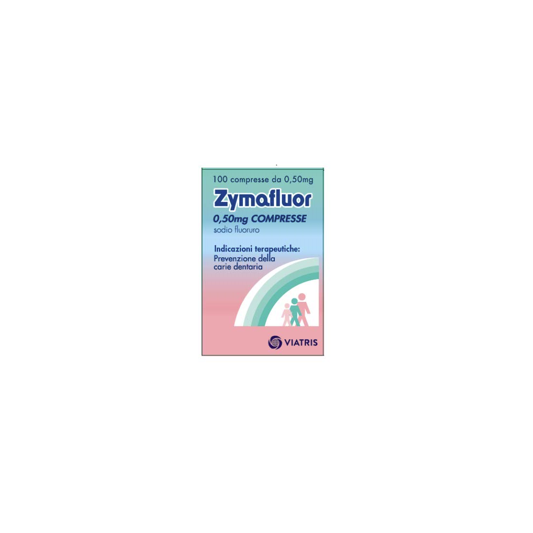 ZYMAFLUOR 100CPR 0.50MG
