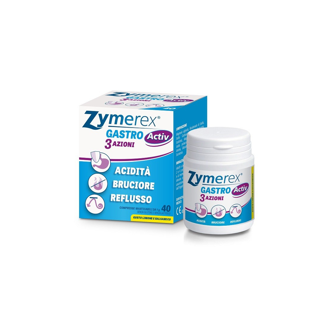ZYMEREX GASTRO ACTIV 3 ACTIONS