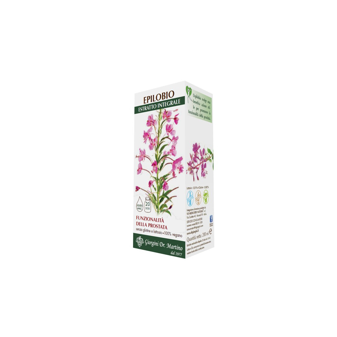 EPILOBIO ESTRATTO INTEGR 200ML