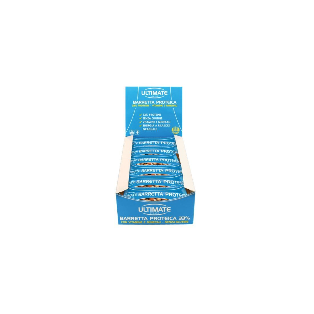 ULTIMATE BARRETTE PROTEICHE NOCCIOLA- MIGLIOR PREZZO - FARMACONVENIENZA