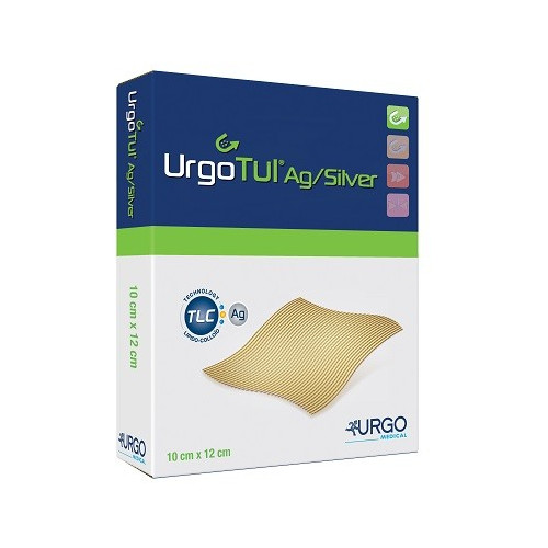 URGOTUL AG/SILVER 10X12CM 5PZ