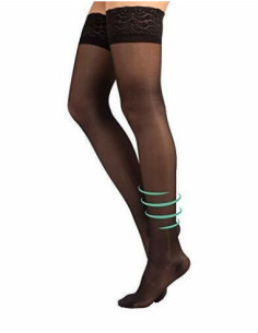 CLIALEG AUTOREGGENTI 70DEN NERO - TAGLIA 2