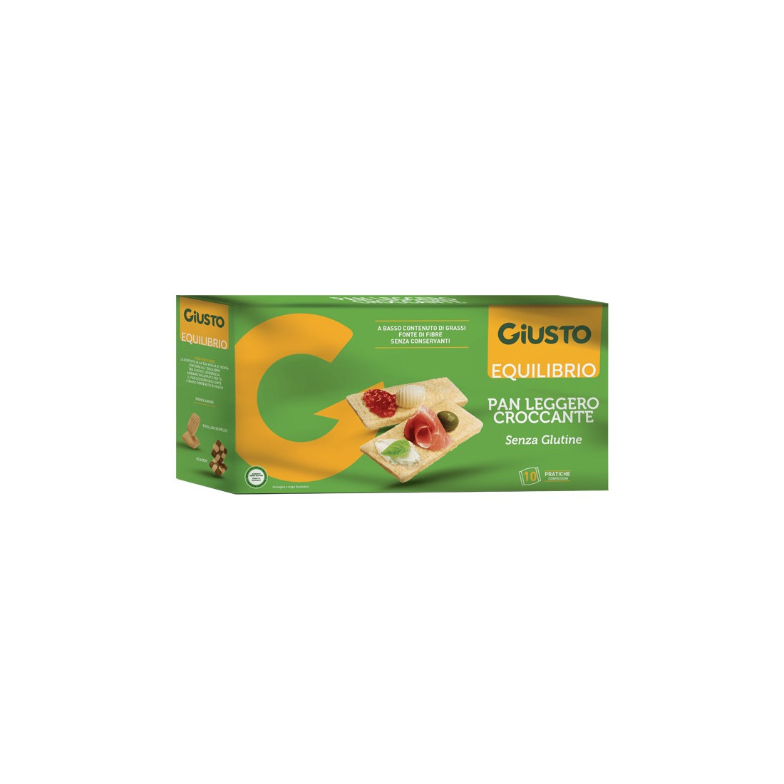 GIUSTO EQUIL S/G PAN LEG C250G