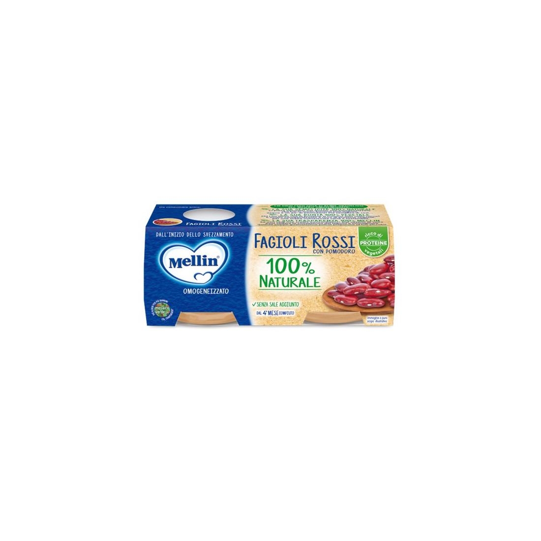 MELLIN OMOG FAGIOLI RO 2X80G