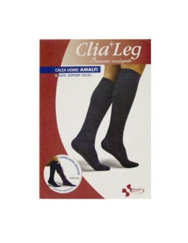 CLIALEG CALZA UOMO AMALFI ANTRACITE - TAGLIA S