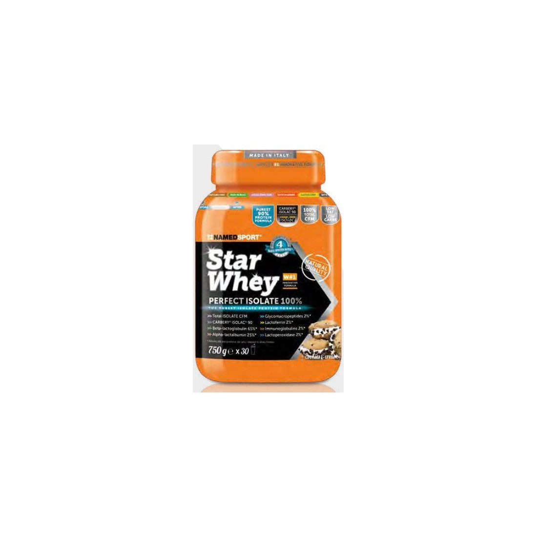 NAMED SPORT STAR WHEY COOKIES&CREAM 750G