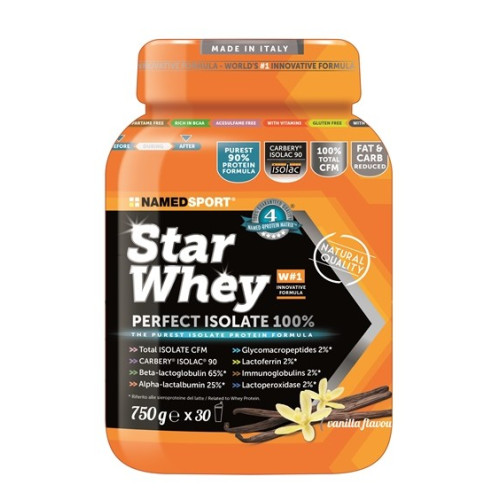 NAMED STAR WHEY ISOLATE GUSTO VANILLA 750G
