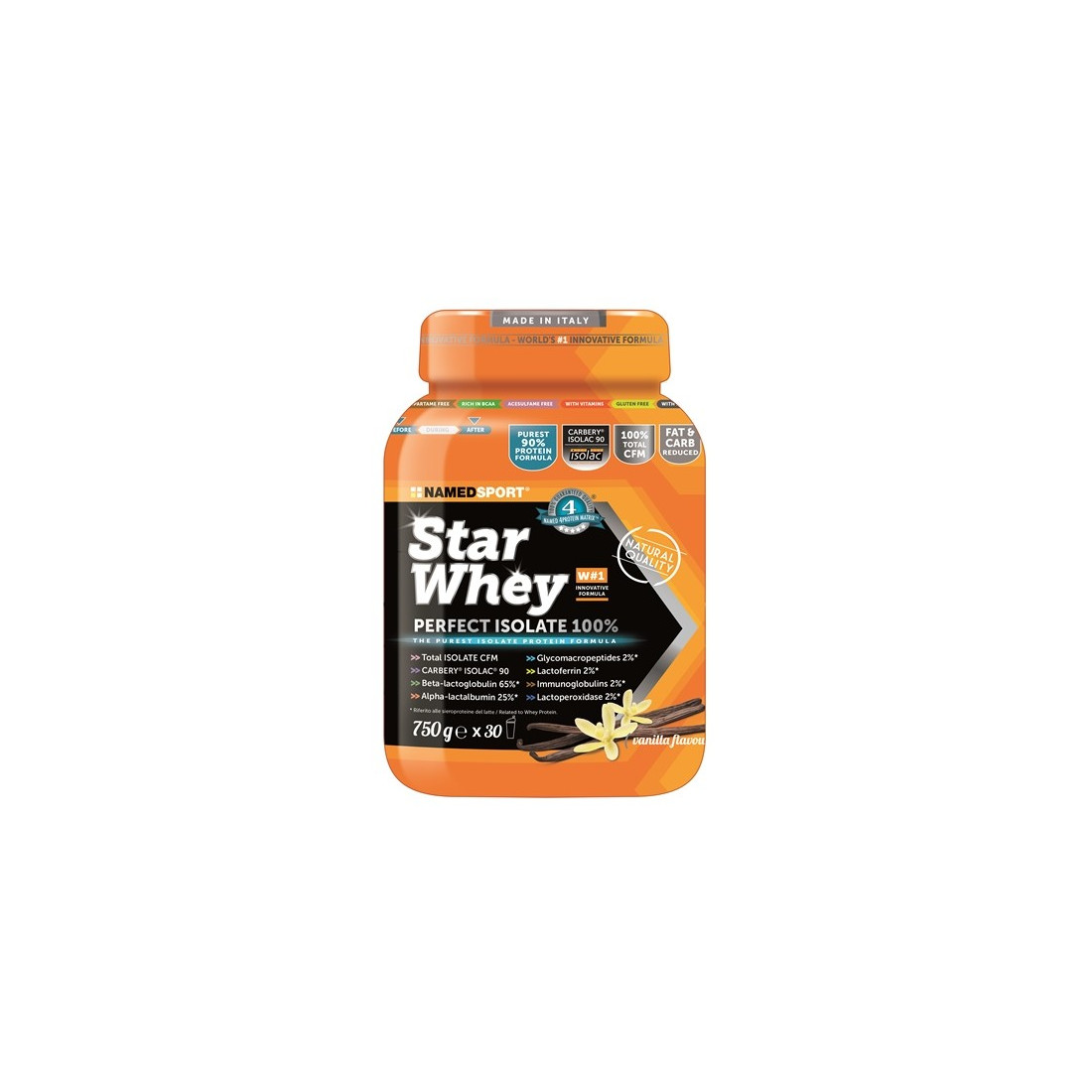 STAR WHEY ISOLATE VANILLA 750G