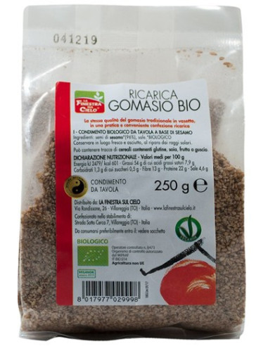 GOMASIO RICARICA 250G BIO